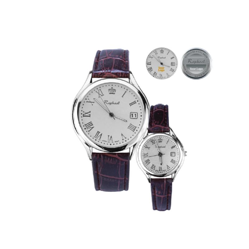 Raphael Classic Brown Leather Strap Promotion Wristwatches